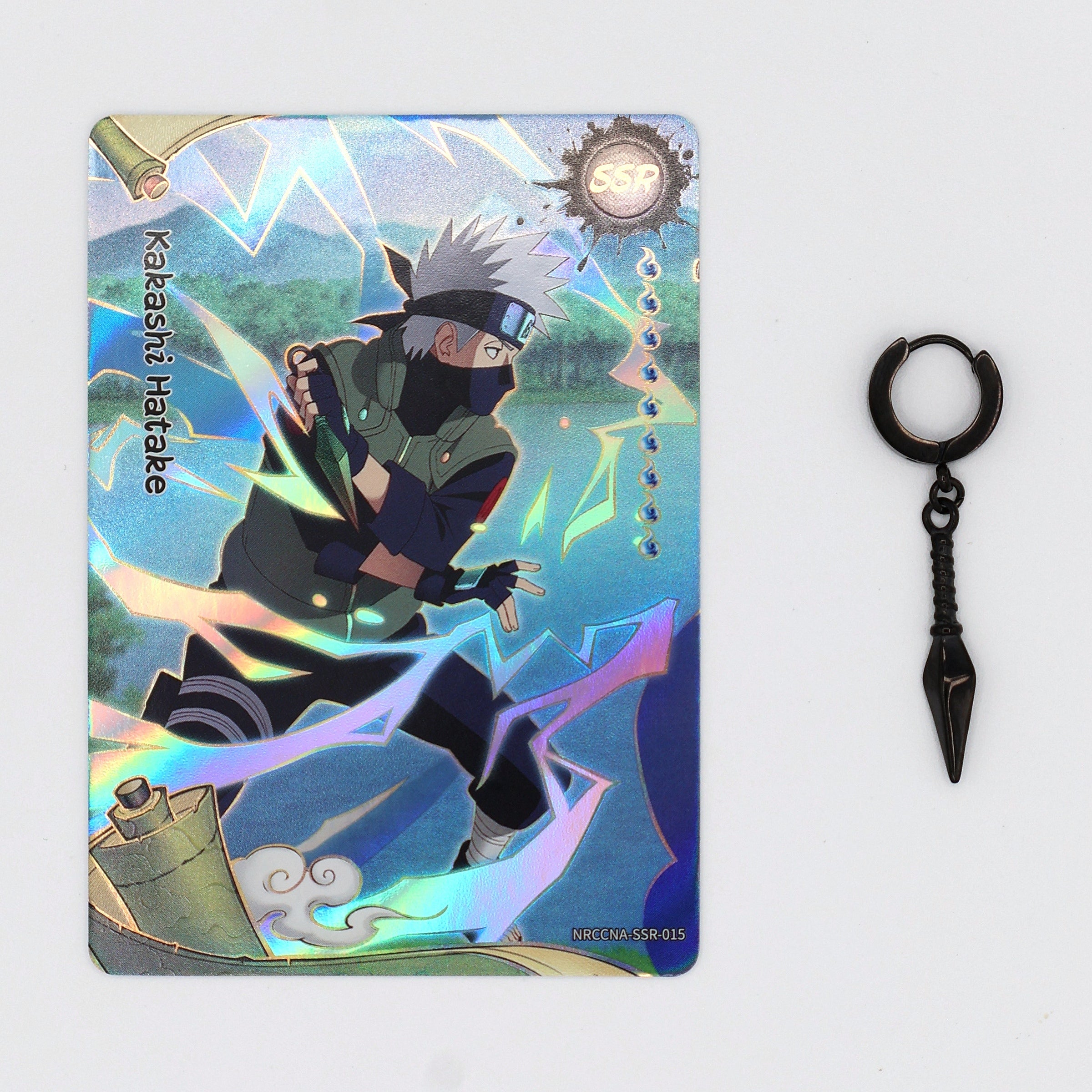 Naruto™ Kakashi & Zabuza Set - Earrings & SSR Cards - photo 4