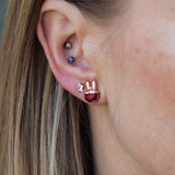 The Powerpuff Girls™ Blossom Gem Stud Earrings