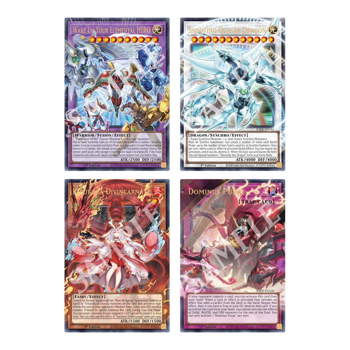 Rarity Collection V extended art cards, the first extended art cards in the Yu-Gi-Oh! TCG