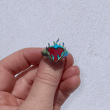 The Flaming Heart Ring