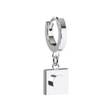 CONNEX Huggie Earring · 1x1 Square · Chrome - photo 4