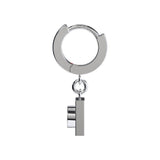 CONNEX Huggie Earring · 1x1 Square · Chrome - photo 5