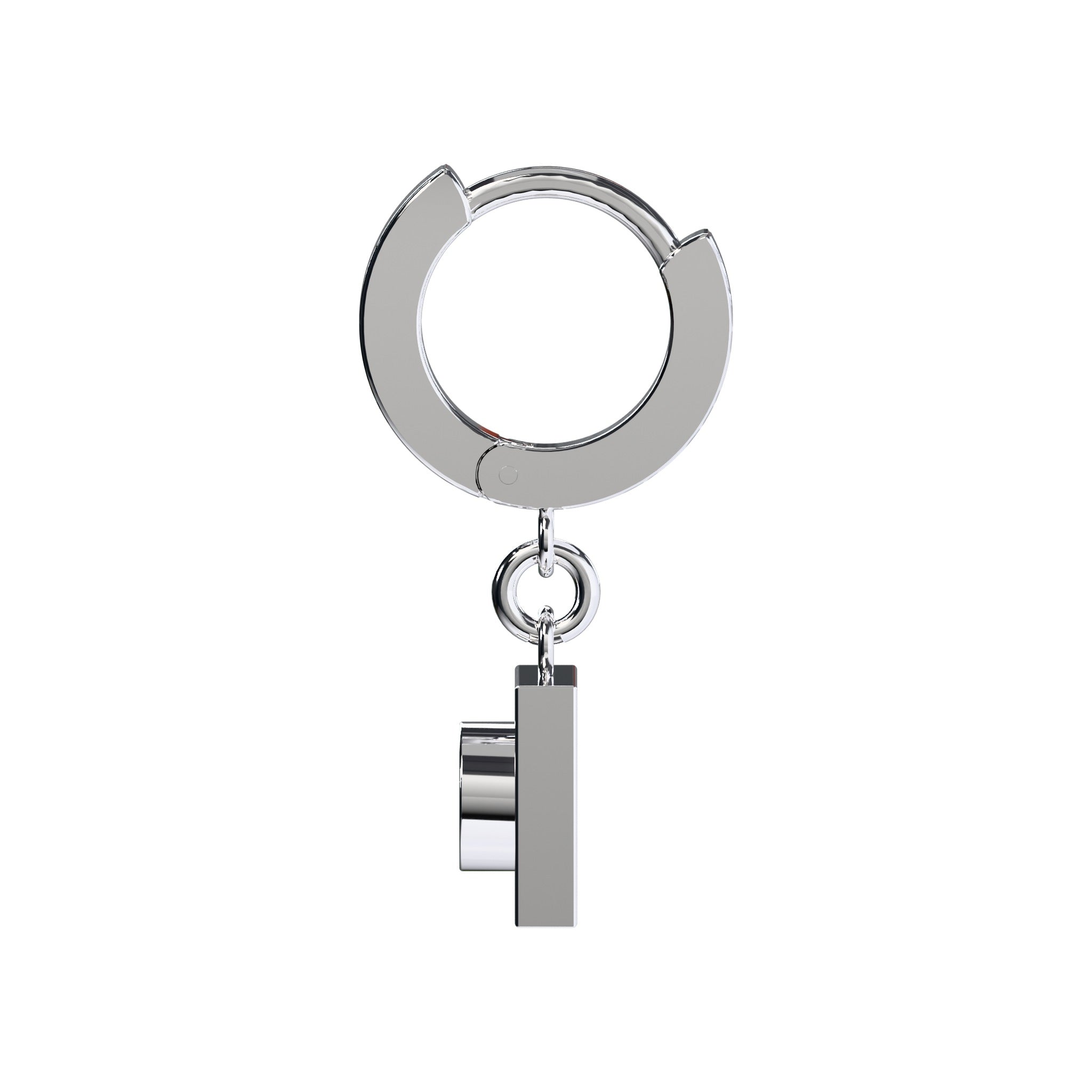 CONNEX Huggie Earring · 1x1 Square · Chrome - photo 5