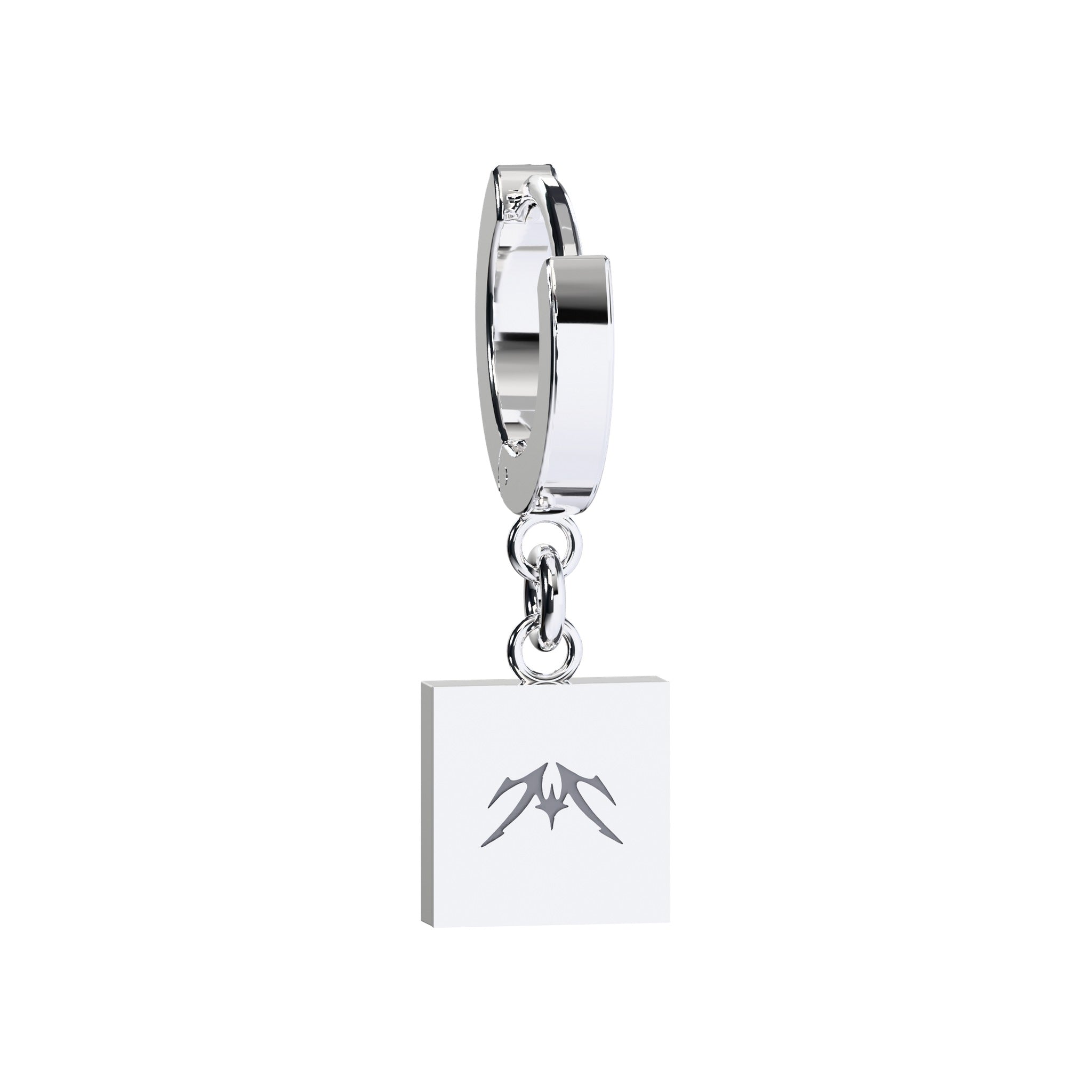 CONNEX Huggie Earring · 1x1 Square · Chrome - photo 6