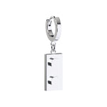 CONNEX Huggie Earring · 1x2 · Chrome - photo 4