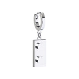 CONNEX Huggie Earring · 1x2 · Chrome - photo 4