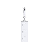 CONNEX Huggie Earring · 1x3 · Chrome - photo 2