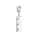 CONNEX Huggie Earring · 1x3 · Chrome - photo 4