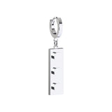 CONNEX Huggie Earring · 1x3 · Chrome - photo 4