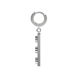 CONNEX Huggie Earring · 1x3 · Chrome - photo 5
