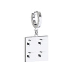 CONNEX Huggie Earring · 2x2 · Chrome - photo 4