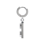 CONNEX Huggie Earring · 2x2 · Chrome - photo 5