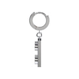 CONNEX Huggie Earring · 2x2 · Chrome - photo 5
