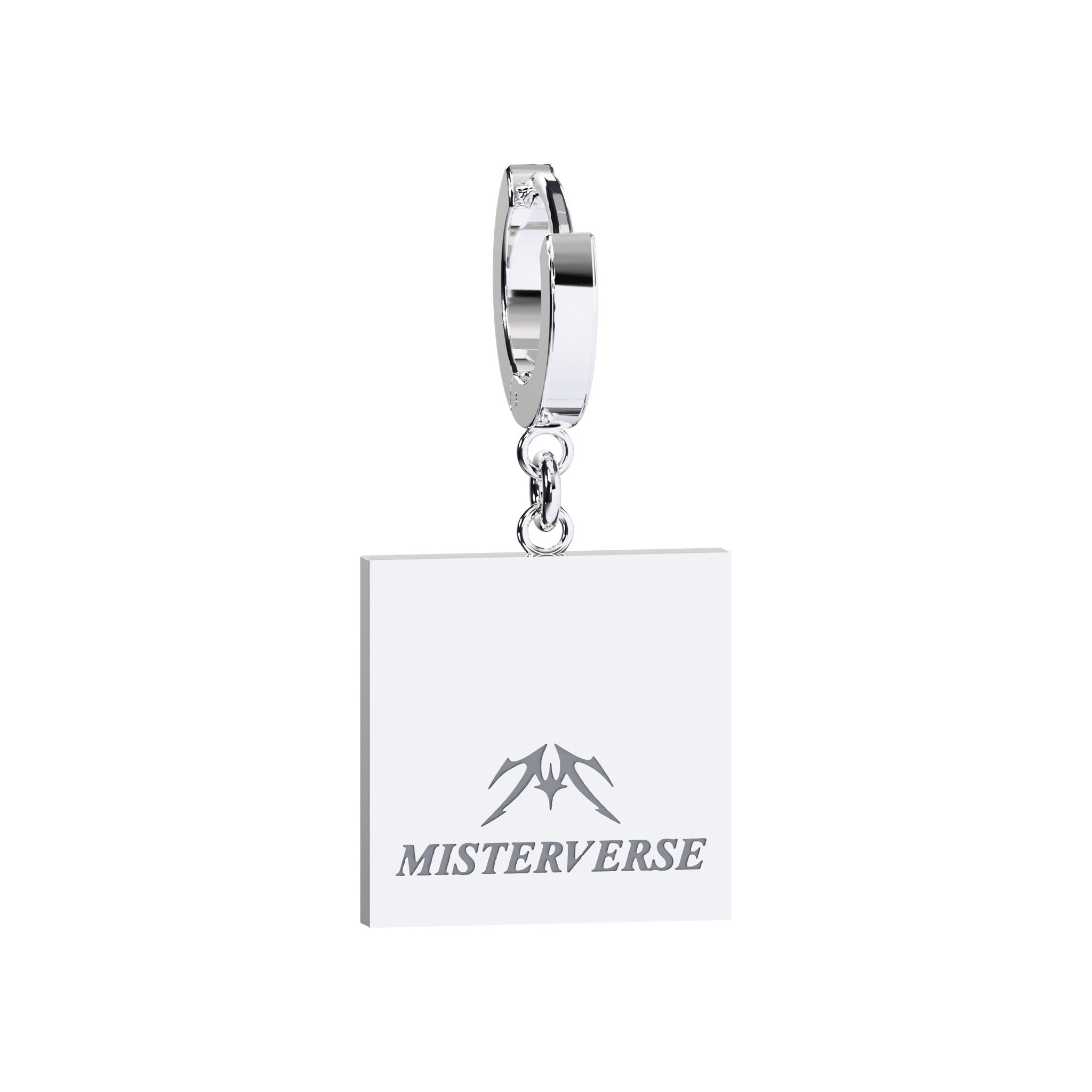 CONNEX Huggie Earring · 2x2 · Chrome - photo 6