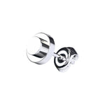 CONNEX Stud Earring · 1x1 Round · Chrome - photo 2