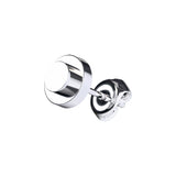 CONNEX Stud Earring · 1x1 Round · Chrome - photo 2