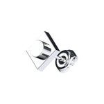 CONNEX Stud Earring · 1x1 Square · Chrome - photo 2