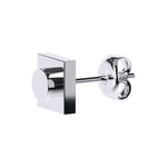 CONNEX Stud Earring · 1x1 Square · Chrome - photo 3