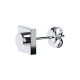 CONNEX Stud Earring · 1x1 Square · Chrome - photo 3