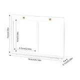 Two-Card Magnetic Display Case