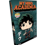 My Hero Academia Deku Adult Boxed Gray Pop! T-Shirt