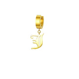 The Old English Initial Earring