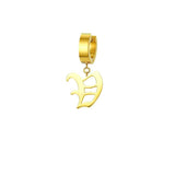 The Old English Initial Earring