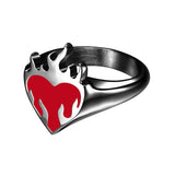 The Flaming Heart Ring