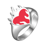 Mister Flaming Heart Ring Mister SFC