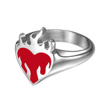 The Flaming Heart Ring
